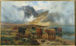 By Loch Treachlan, Glencoe, Morning Mists