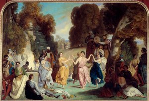 The Dance of the Muses by Louis Boulanger