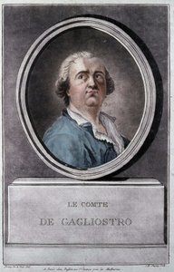 Giuseppe Balsamo, Also Known as Alexander, Count of Cagliostro (1743 - 1795) by Brion de la Tour by Louis Brion de la Tour fils