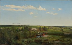 Mount Fyans Homestead, 1869 by Louis Buvelot