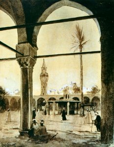 Mosque, Cairo, Egypt, 1928 by Louis Cabanes