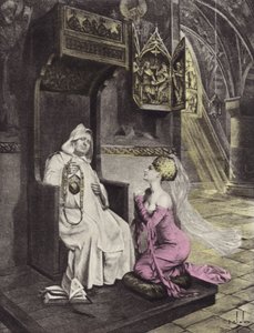The Lady and the Friar, Third Day, Third Story by Louis Chalon