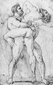 Hercules Strangling Antaeus