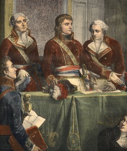 Installation of the Council of State at the Palais du Petit Luxembourg on 25 December 1799 (engraving).