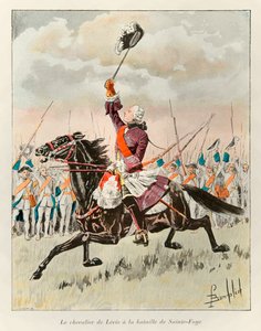 The Chevalier de Levis at the Battle of Sainte Foy in 1760 by Louis Charles Bombled