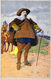 Gustavus Adolphus of Sweden by Louis Charles Bombled