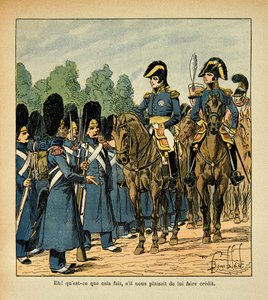 A grumpy calls an officer by Louis Charles Bombled