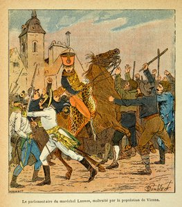 The Parliamentarian of Marshal Lannes Mistreated by the Population of Vienna