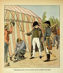 The Emperor Napoleon Talking with the Sailors Who Set Up a Tent for Him