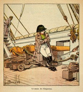 The Emperor Napoleon Aboard Northumberland in 1815 by Louis Charles Bombled