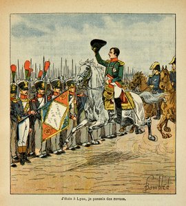 The Emperor Napoleon passes the troops into reviews