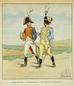 Imperial Guard: Musicians of the 1st and 2nd regiments of grenadiers