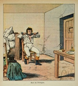 Death of Jean Charles Pichegru in his prison in 1804 by Louis Charles Bombled