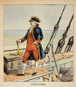 Portrait of Pierre Andre de Suffren, known as the Bailiff of Suffren, Vice Admiral
