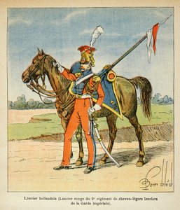 Portrait of a Dutch Lancer (Red Lancer of the 2nd Regiment of Light Horses of the Imperial Guard)