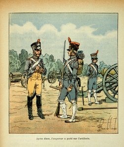 Artillery of the Imperial Guard by Louis Charles Bombled
