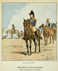 Equestrian portrait of Marshal Louis Alexandre Berthier, Prince of Neufchatel and of Wagram from the book 