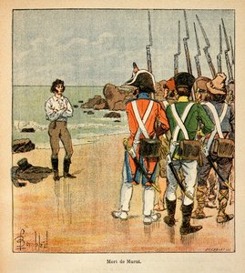 Death of Joachim Murat by Louis Charles Bombled