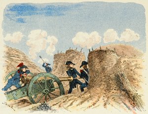 Illustration taken from the book "The Heroes of the Century", anecdotal recits by Dick de Lonlay and illustrated by Louis Bombled (1862-1927) by Louis Charles Bombled