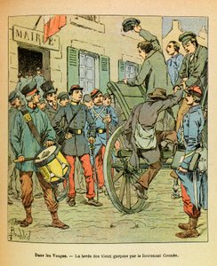 In the Vosges, the rise of the old boys by Lieutenant Coumes following the orders of the government of Tours by Louis Charles Bombled