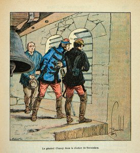 General Chanzy in the Bell Tower of Terminiers During the Battle of Loigny in December 1870 by Louis Charles Bombled