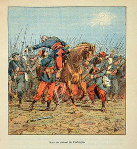 Battle of Coulmiers on 9 November 1870, death of Colonel Couderc de Fonlongue