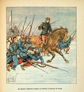 General Deflandre Trained a Battalion to Attack Laye in December 1870
