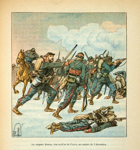 The Army of the Loire: Sergeant Ramus of the Mobile of Isere in the Battle of December 7 by Louis Charles Bombled