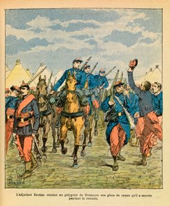 The Eastern Army: Warrant Officer Bastien Bringing Back a Cannon to Besancon by Louis Charles Bombled