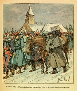 The Eastern Army of Eugene Sergeant, Illustrated by Louis Bombled: On January 1 by Louis Charles Bombled