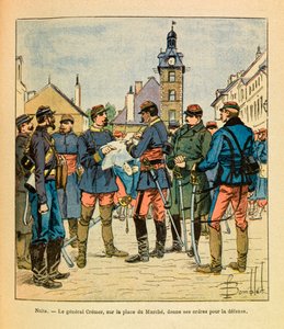 The Eastern Army of Eugene Sergeant, Illustrated by Louis Bombled: Battle of Nuits Saint Georges by Louis Charles Bombled
