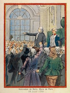 The Grand Journees of the Hotel de Ville de Paris by A. Mercier, illustrated by Louis Bombled: On July 15 by Louis Charles Bombled