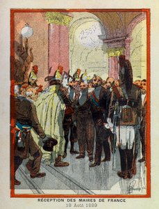 The Grand Journees of the Hotel de Ville de Paris by A. Mercier, Illustrated by Louis Bombled: August 18