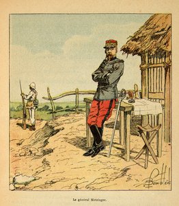 Portrait of General Metzinger in Madagascar in 1895 by Louis Charles Bombled