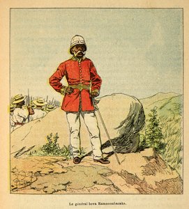 The War in Madagascar: Anecdotal History of the French Expeditions of 1885-1895 by Henri Galli, Illustrated by Louis Bombled: Portrait of General Hova Ramasombazaha by Louis Charles Bombled