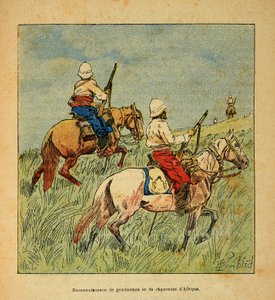 The War in Madagascar: Recognition of Gendarmes and Hunters from Africa in Madagascar in 1895 by Louis Charles Bombled