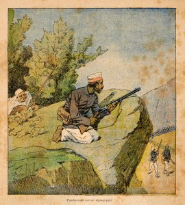 The War in Madagascar: Hovas Ambushes by Louis Charles Bombled