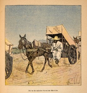 Convoy of Sick Escapes on Marololo by Louis Charles Bombled