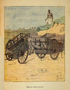 Convoy of Cars Lefebvre Uses for the Supply of Troops