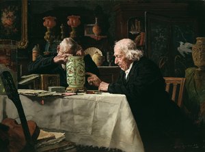 The Connoisseurs by Louis Charles Moeller