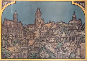 Railway Station Building (Sint-Pietersstation). Interior. 1912. The Entrance Hall