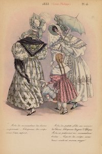 French fashion: 1833, Louis-Philippe by Louis Colas