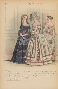 French fashion: 1842, Louis-Philippe by Louis Colas