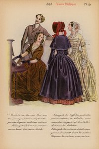 French fashion: 1843, Louis-Philippe by Louis Colas