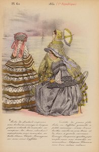 French fashion: 1851, 2nd Republic
