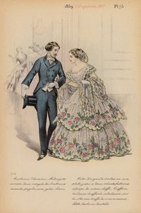 French fashion: 1859, Napoleon III by Louis Colas