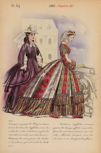 French fashion: 1863, Napoleon III by Louis Colas