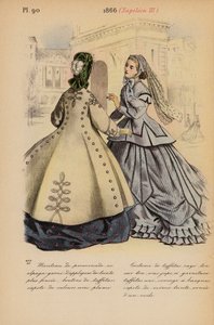 French fashion: 1866, Napoleon III by Louis Colas
