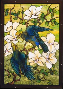 Hibiscus and Parrots