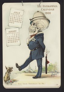 Illustration for Antikamnia Calendar, 1900